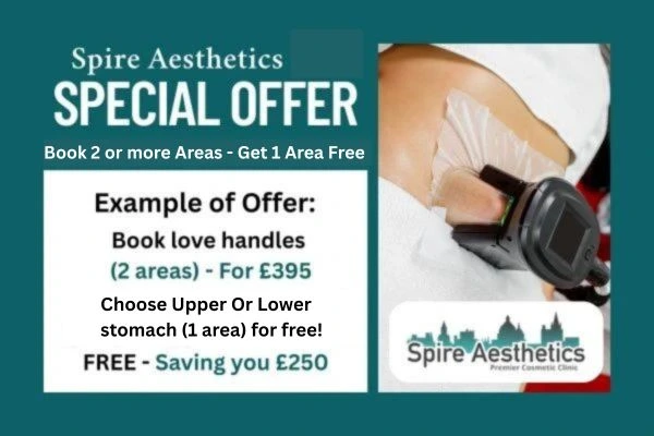 Fat Freezing Promotion Cheshire from Spire Aesthetics - Book Today!