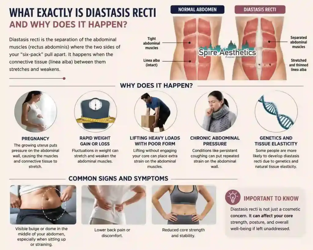 What Exactly Is Diastasis Recti and Why Does It Happen Cheshire?