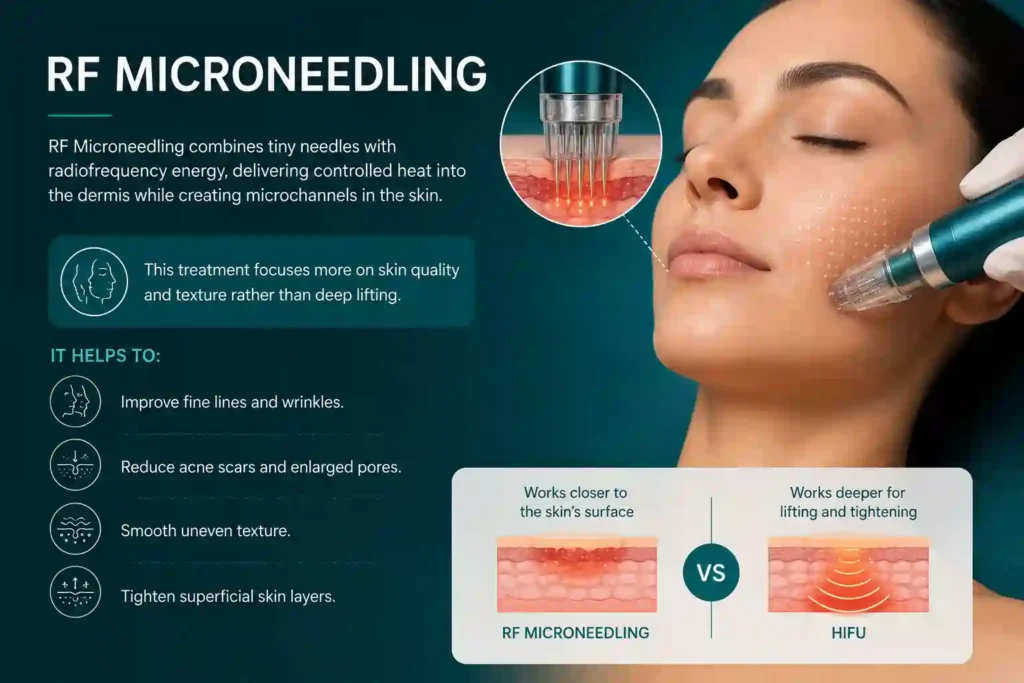 What Does RF Microneedling Do That HIFU Alone Cannot Cheshire