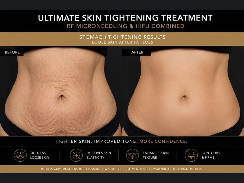 The Ultimate Skin Tightening Treatment body results Cheshire