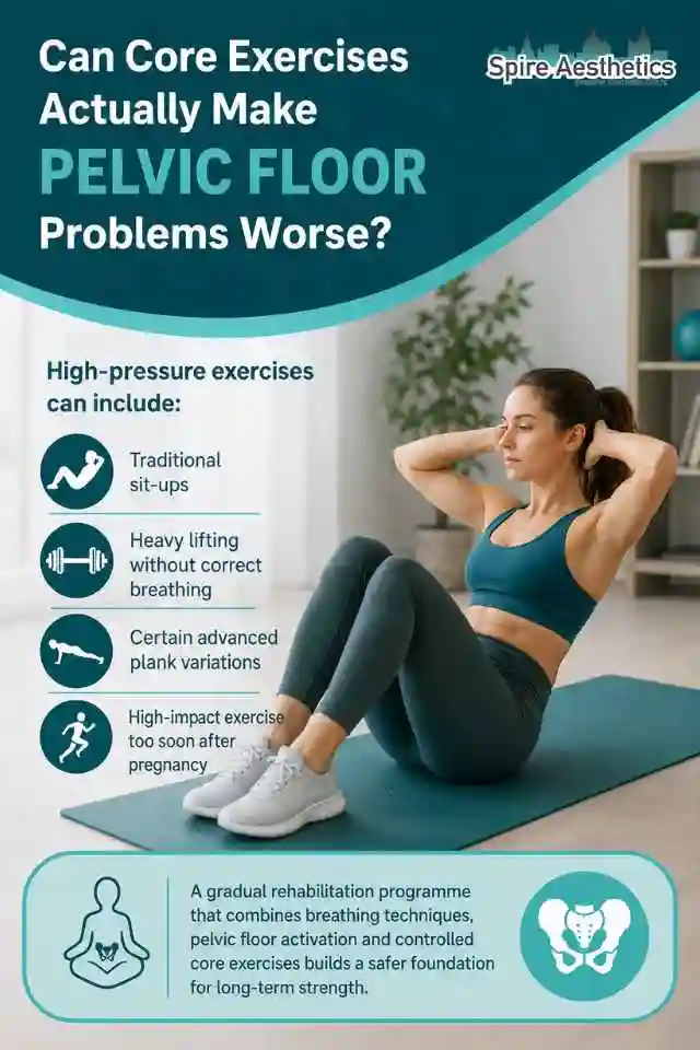 Can Strengthening Your Core Alone Actually Make Pelvic Floor Problems Worse Cheshire?